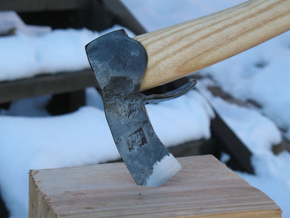 old belgish lumberjack axe - belgisches Holzfällerbeil